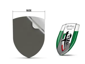 Alfa Romeo Fensteraufkleber Racing Design Professionell